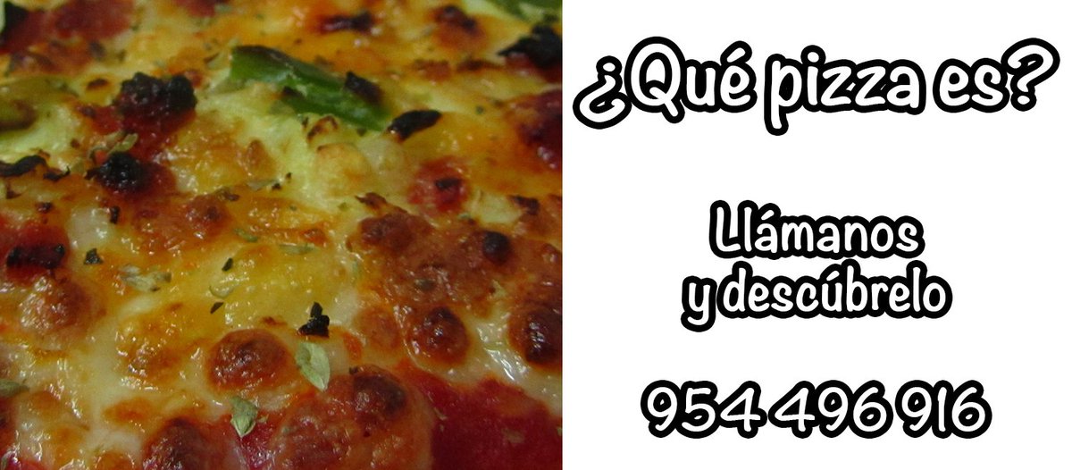 pizzacrow's tweet photo. ¿Sabrías decirnos qué pizza es? Llámanos (☎️ 954 496 916) y te sacamos de dudas (#CartaPizzacrow > https://t.co/vw3WhvatKx) https://t.co/X77CMotHyP