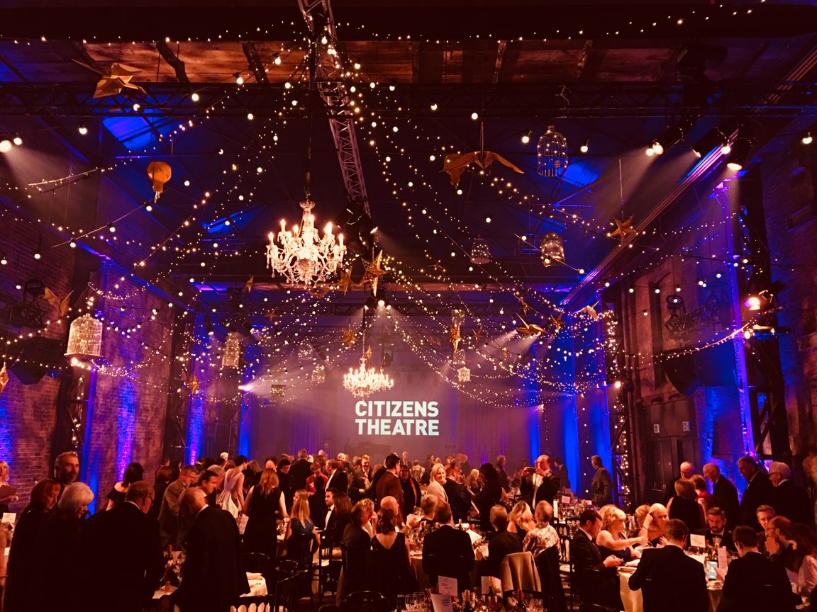 BBPALTD's tweet photo. Before and after... We are proud to be working with the @citizenstheatre again. This time on their Gala Dinner at @SWG3glasgow #CitzGala https://t.co/np7y06YuzP