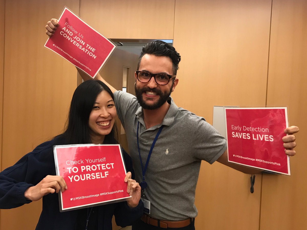 MSKBreastImage's tweet photo. Our #radiology #research team shows how #MSKSupportsPink #BCAM2017 https://t.co/f4lYcYoK3D