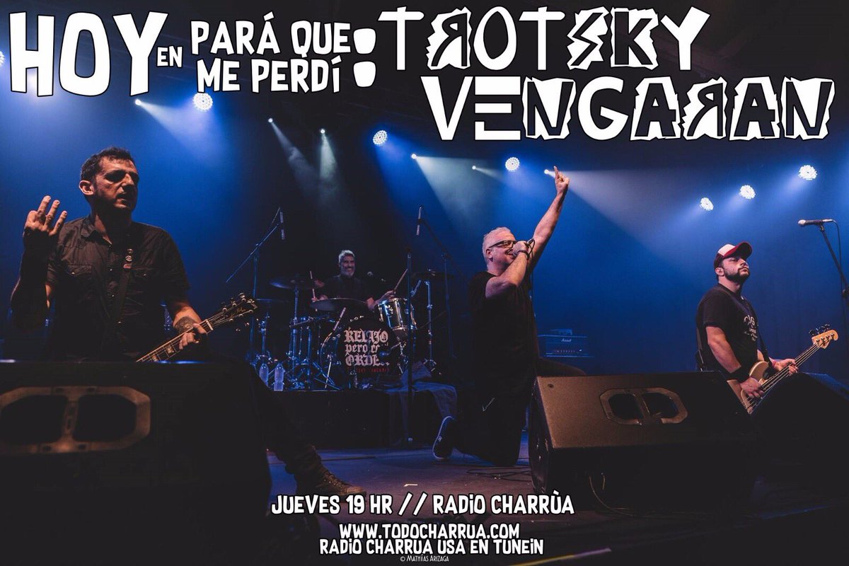 ParaQueMePerdi's tweet photo. Nuevo jueves, nuevo #PQMP
Hoy nos damos el lujo de tener una noche de raaaack con los señores de @TrotskyVengaran https://t.co/PyFB2FdFpD