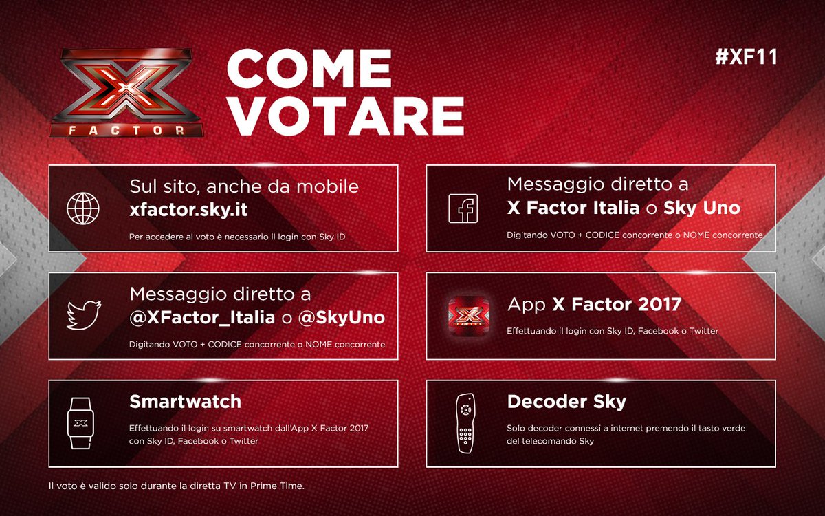 XFactor_Italia's tweet photo. Iniziamo con una novità: un’unica grande manche! COME VOTARE? Avete solo l’imbarazzo della scelta.

https://t.co/OghJrkZyxZ https://t.co/LxK8dnK4AB