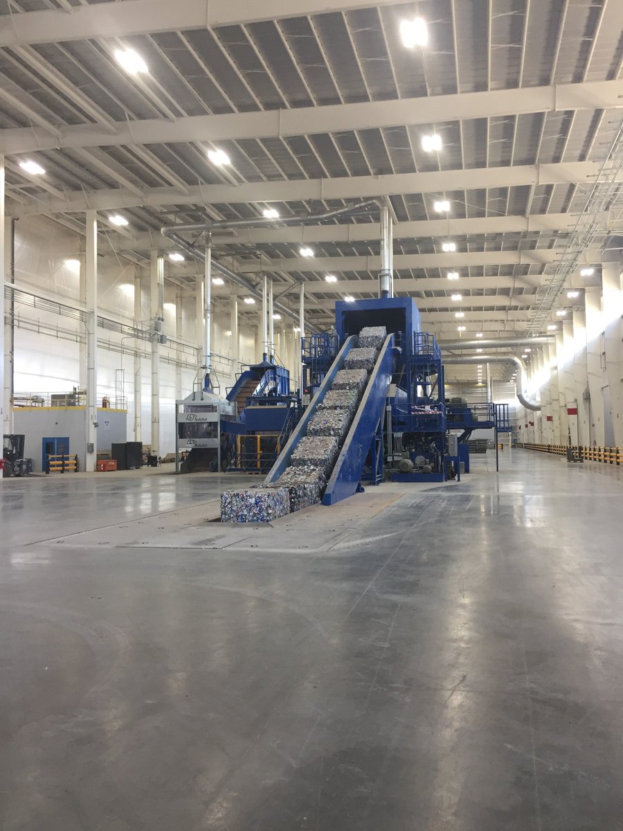 KYAutoIndustry's tweet photo. Logan also showed off its newest expansion that allows it to recycle 600 million pounds of scrap aluminum per year. #KYMakes https://t.co/bB8PjG2A5H