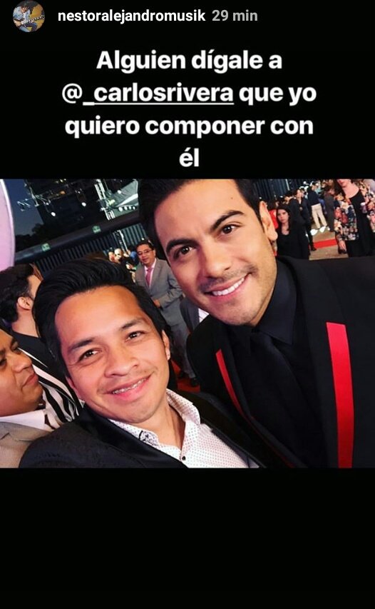 fatimajaquez's tweet photo. Waooo estaría increíble la verdad @nalejandromusik @_CarlosRivera  😍😍😍😍😍... #LosAmo 😊😊😘😘😘😘 https://t.co/6ng7WiHvBU