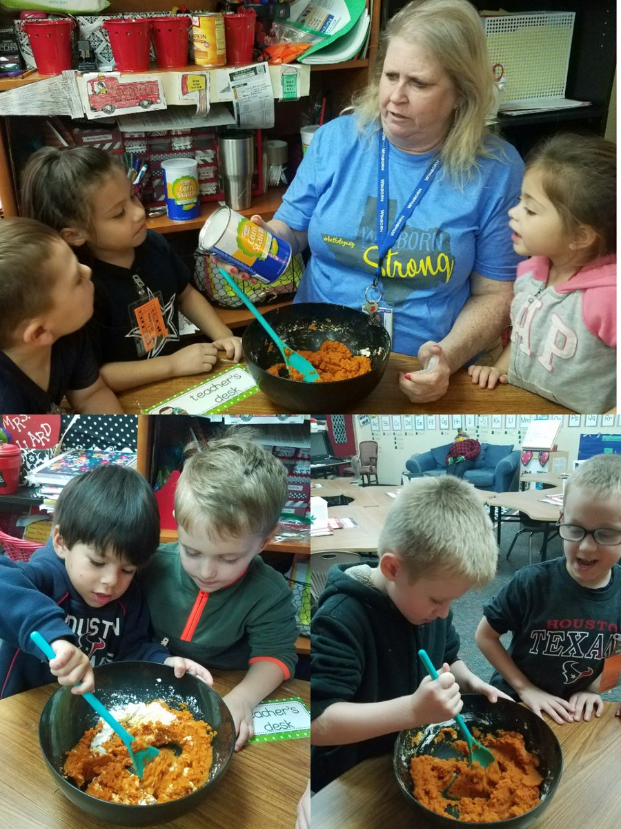 ShaughnessyECSE's tweet photo. We had so much fun making our 3 ingredient pumpkin pie play dough today! I wish I could tweet a smell. #DWEeagles https://t.co/asHpI9GpRE