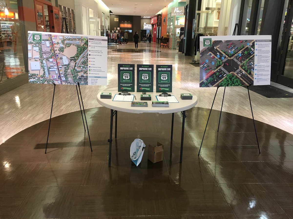 ImproveRoute59's tweet photo. Come visit us at Town Square! #improve59 https://t.co/tTrZeAuY0r