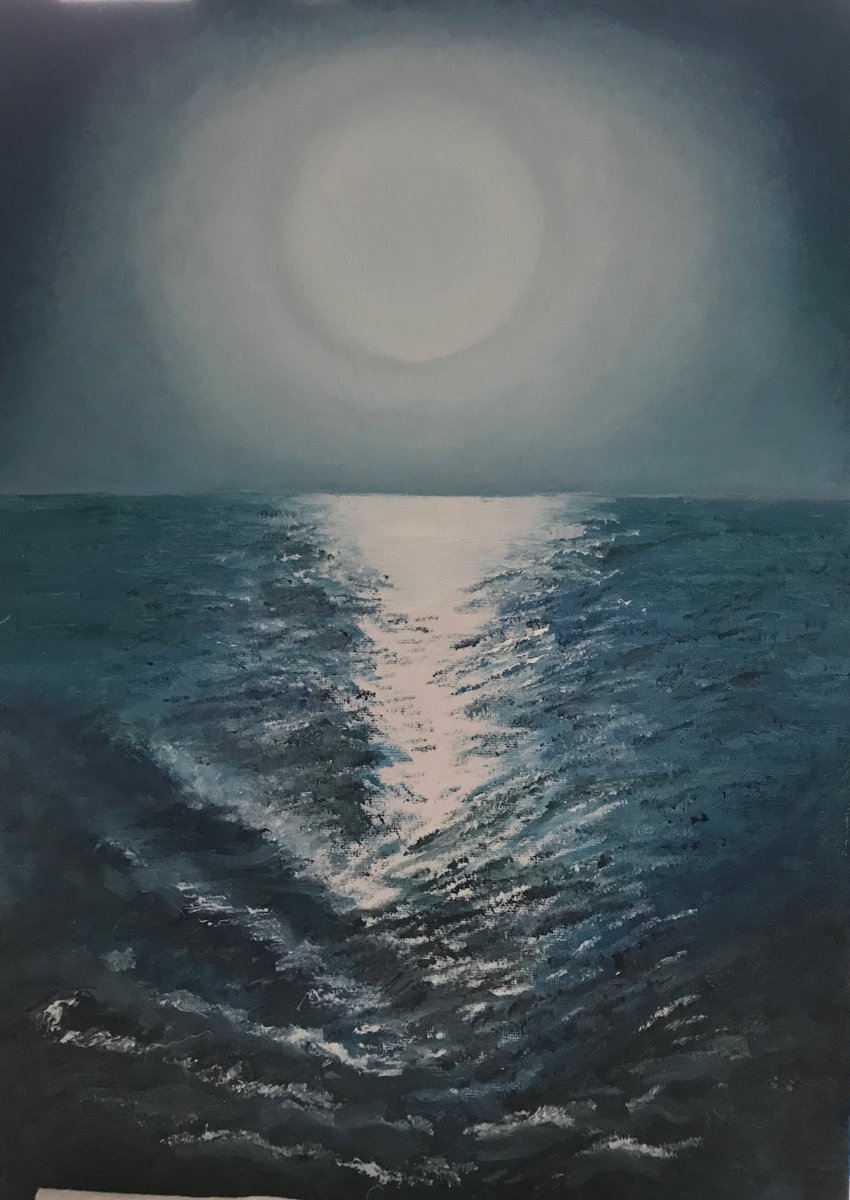 MormorJan's tweet photo. #justacard need a title for my first ever oil painting any ideas? https://t.co/fmfd9KI51e