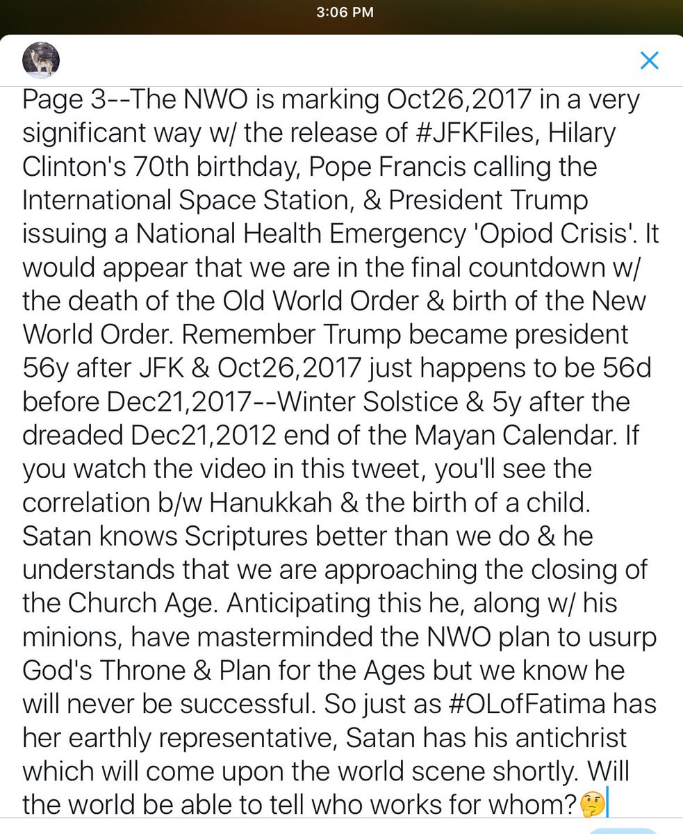 raphael_414's tweet photo. https://t.co/fm3UzqxrZt
Video about Hanukkah &amp; the baby. The world awaits the #Rev12Woman's baby &amp; Satan's baby who is the antichrist.⚜🙏❤️🙏⚜ https://t.co/AfYEUyCRdg