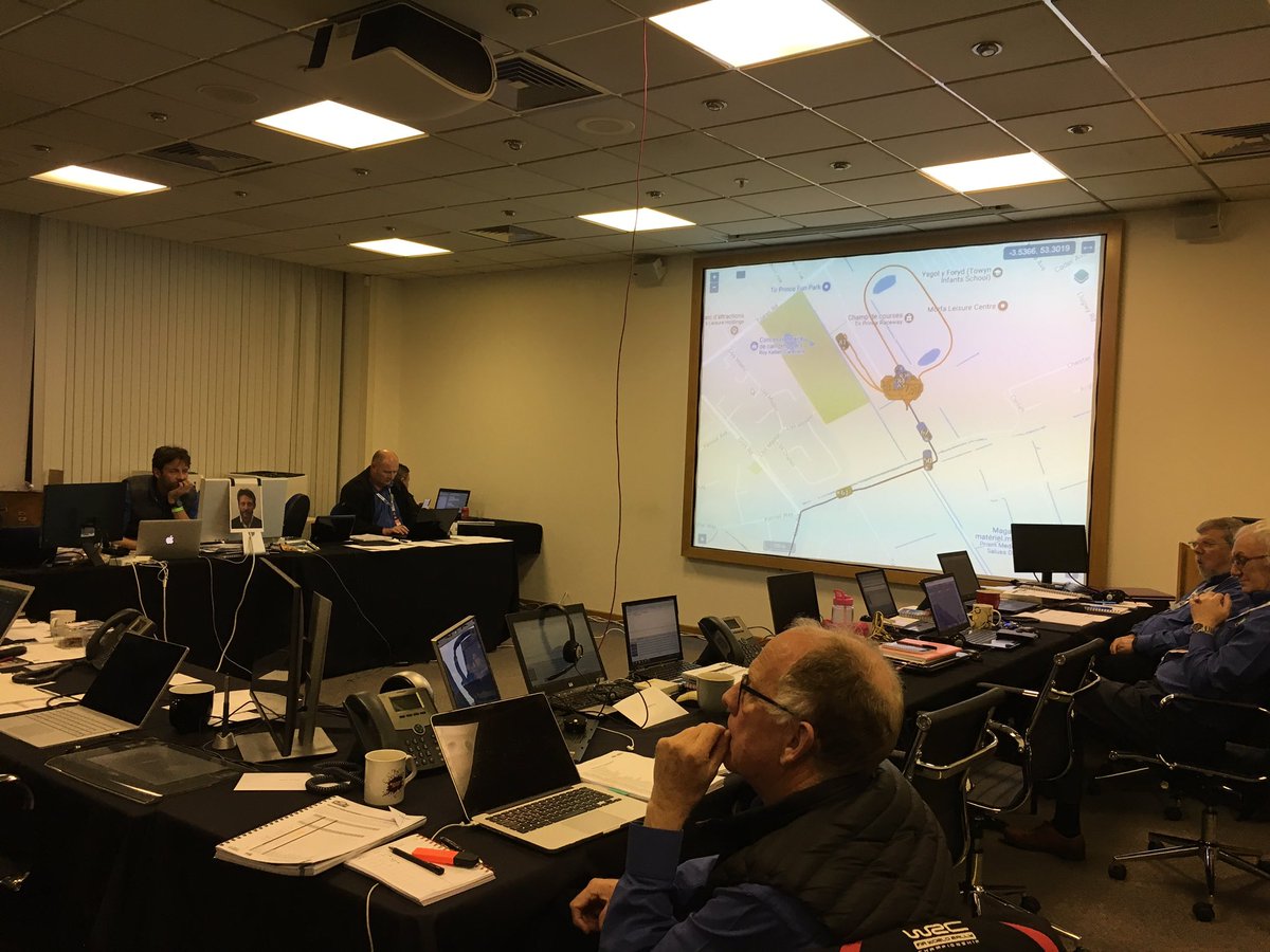 Dayinsure's tweet image. We are behind the scenes in the Dayinsure Wales Rally GB Rally Control, Visit Conwy Tir Prince is in full flow. 

#DayinsureIt #WRGB #WRC