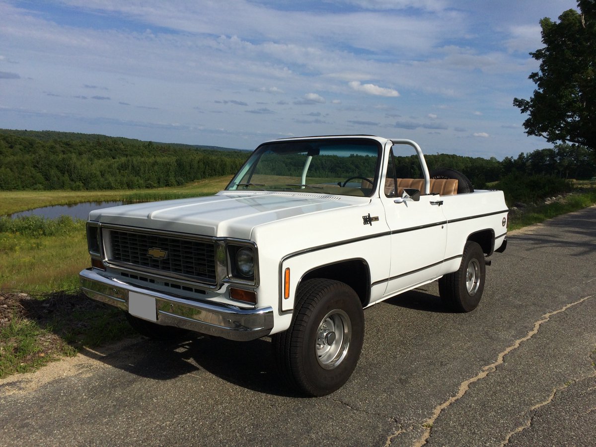 Nick McPhee and his dad did a frame off restoration on this 1974 #Chevy #Blazer. Most everything else is original, sans the GM crate motor.