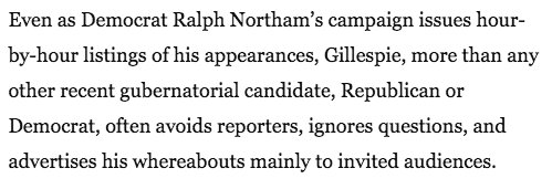 christinafreund's tweet photo. Possibly one of my favorite paragraphs written about the #vagov race this year https://t.co/Uem6L1iOsf