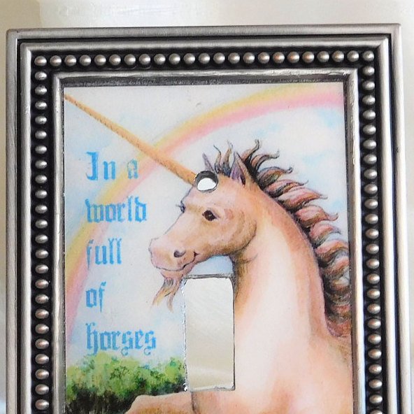 serra_artcraft's tweet photo. Unicorn Light Switch Cover, Inspirational Saying Switchplate, O… https://t.co/5NlgrcAKuj #SerraCraft #ArtLightSwitch https://t.co/waioBYbssb