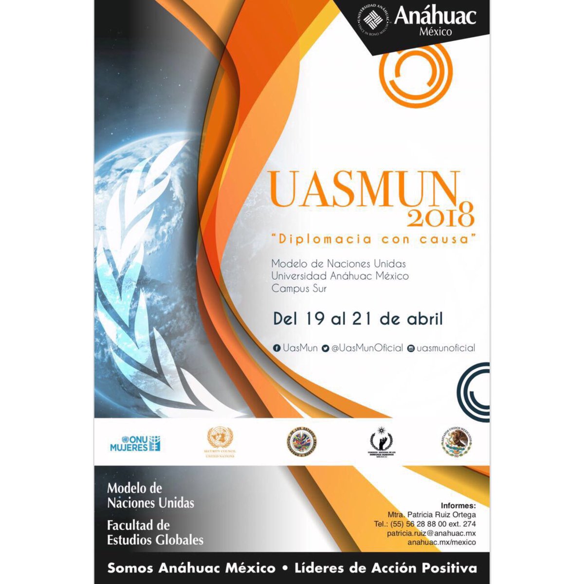 UasMun 2018. El evento se acerca.
¿Ya sabes en cuál comité participarás? 
#diplomaciaconcausa #líderesdeacciónpositiva 🔸🔶