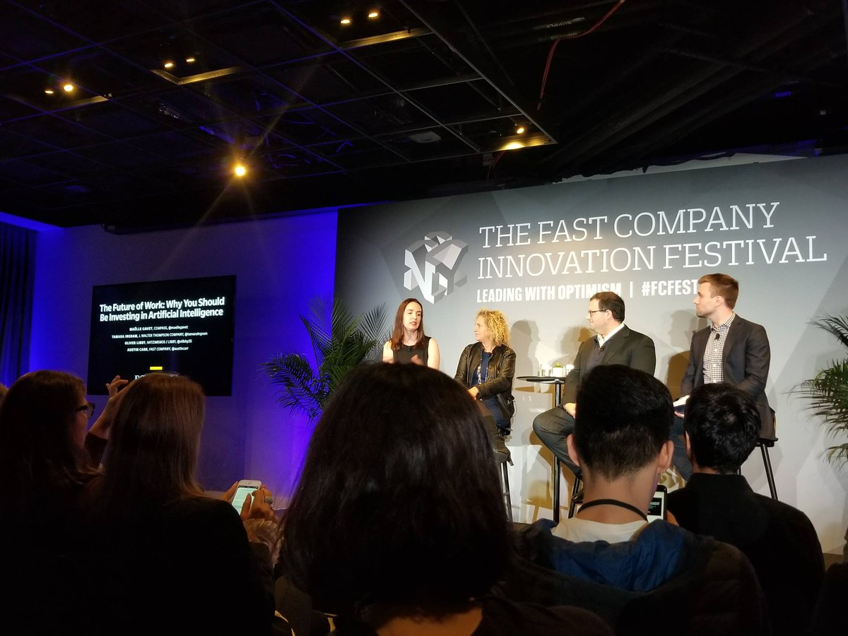 xbraxton's tweet photo. Day 4 - Discussing Revolutionary Applications of AI at Fast Company Innovation Festival https://t.co/SRzx2v8m9N