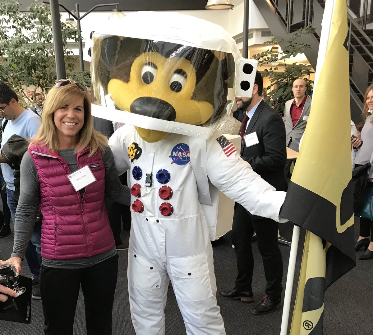 BYSatGirl's tweet photo. Great day for a groundbreaking @CUBoulder for the #Aerospace department #spacebuff #coloradoaerospace #spacetoexplore #itdidntsnow https://t.co/kCaOuNV9hz