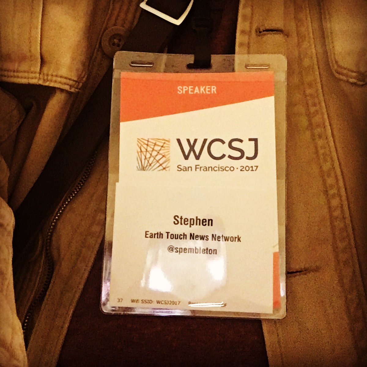 spembleton's tweet photo. Registered #wcsj2017 #DigitalSciMag San Francisco https://t.co/XTXH3pENFe