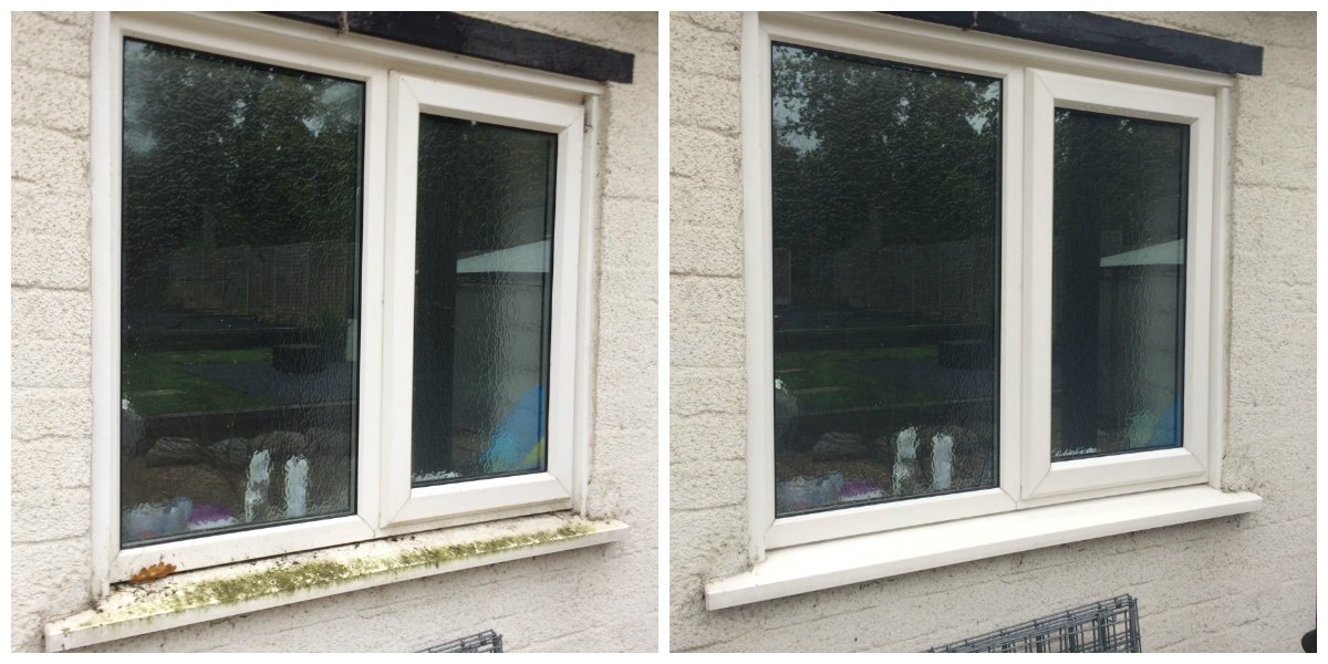Have your lovely white UPVC windows, soffits, fascias or cladding gone green? Give us a call to clean them up for you!