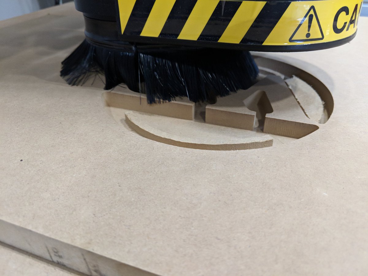 First trial with the ShopBot!