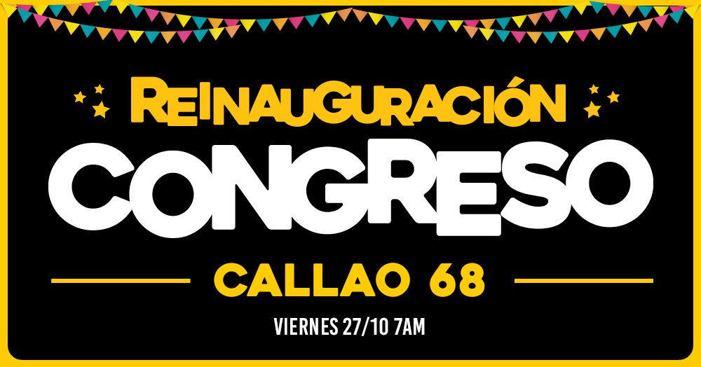 Los esperamos mañana a partir de las 7 de la mañana. Reabrimos luego de reformas.