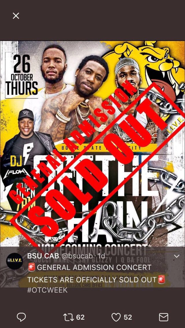 BiancaLonchamp's tweet photo. Thurs 10/26 GUCCI MANE & KEYSHIA KA'OIR @ BLISS DC
Tix: https://t.co/34RDC3h08K
Friday 10/27 #PROJECTTU Towson Official Homecoming Party 18+ https://t.co/YSQ3USgMpP