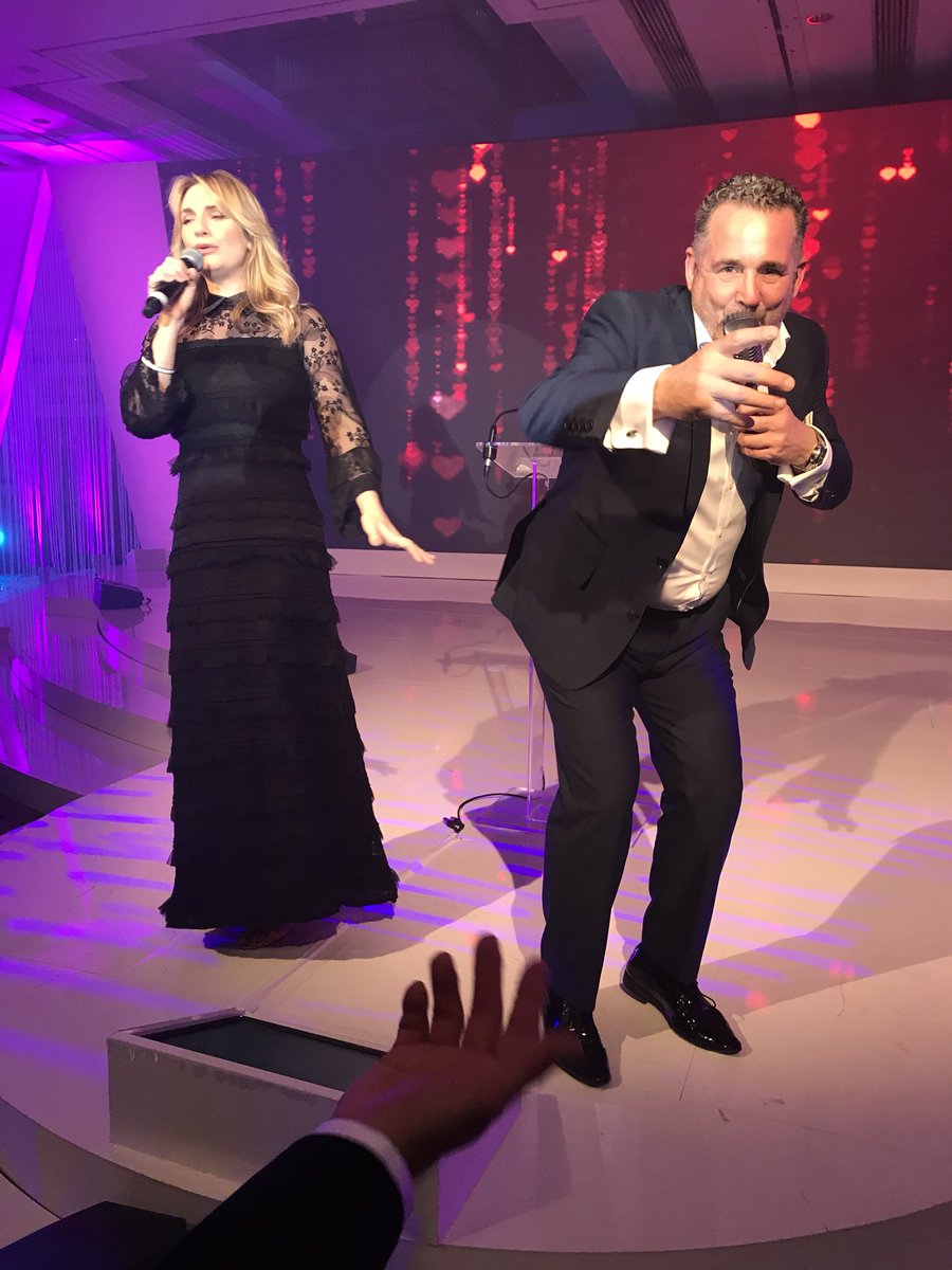 MABPRIDEAwards's tweet photo. Thank you @ColePage1 and Lucy helping us to take the roof off the Hilton again tonight #PRIDEAwards2017 https://t.co/hCJsWTmeFA