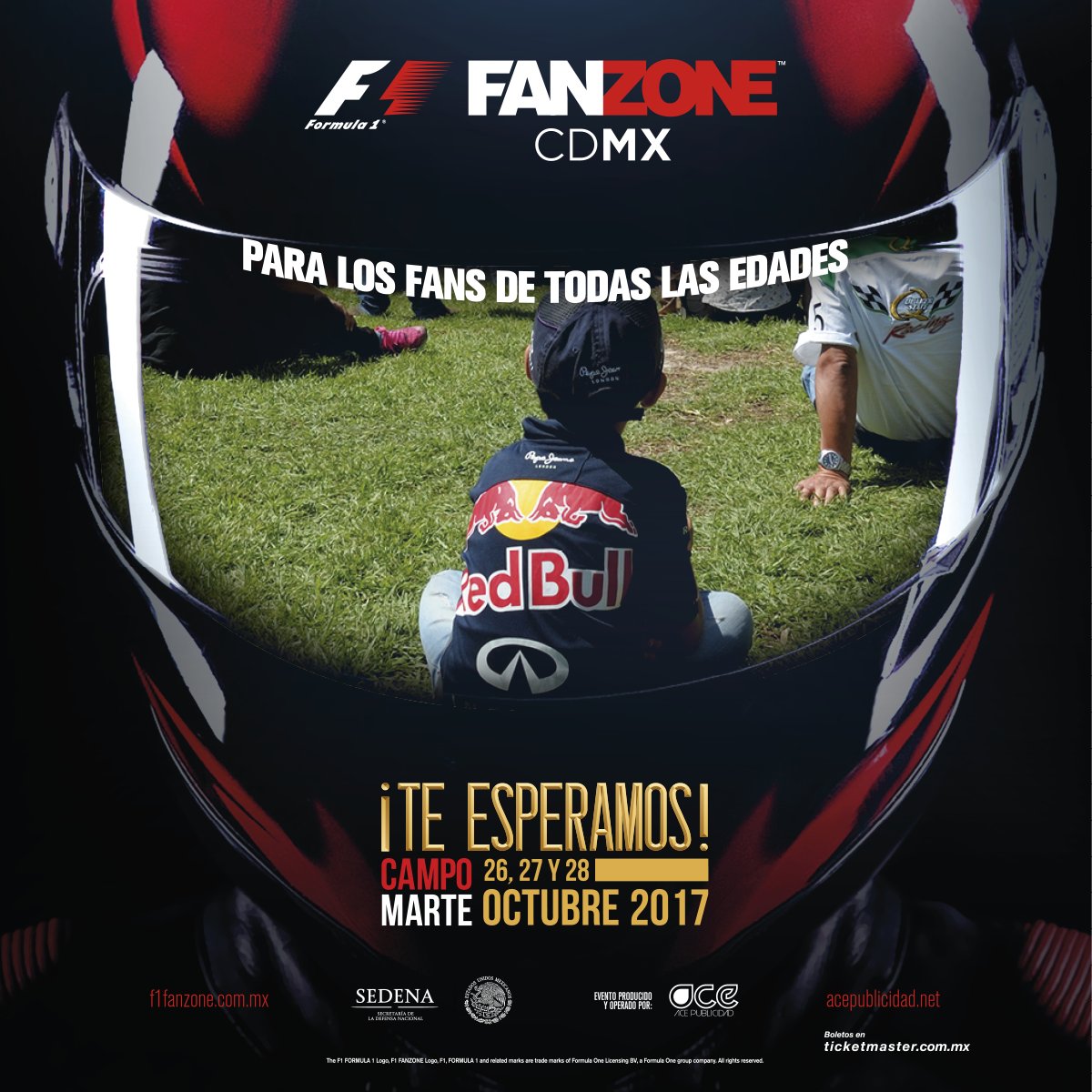 F1FanZoneMexico's tweet photo. #F1FanzoneMx apto para los #f1ans de todas las edades.
Menores de 12 años no pagan BOLETO. https://t.co/XVUH1oDQV5