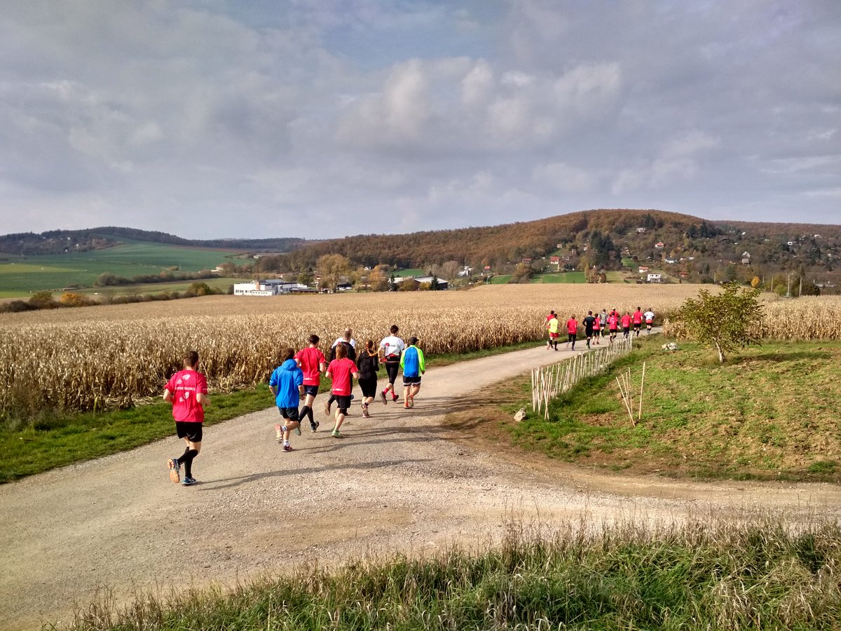 HorakHonza's tweet photo. #brno #redhaters celebrate the #weareredhatweek by agroup run in beautiful autumn countryside, wearing as many branded clothes as possible. https://t.co/lagifQSOKZ