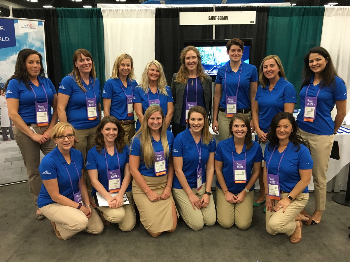 SaintGobainNA's tweet photo. We’re having a great time at @SWETalk’s #WE17 in Austin, TX. Stop by and say hello – we can’t wait to meet you! #AlwaysEngineering https://t.co/1evvue3ph3