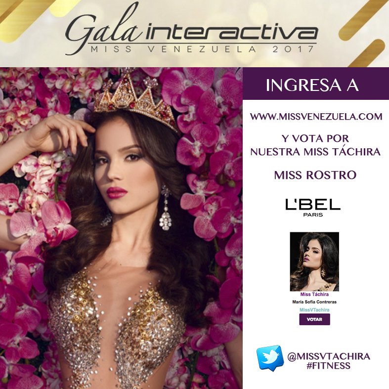 OrgMissTachira's tweet photo. @MissVTachira #Rostro
no dejes de seguir votando https://t.co/PJ9Z83Ytnj