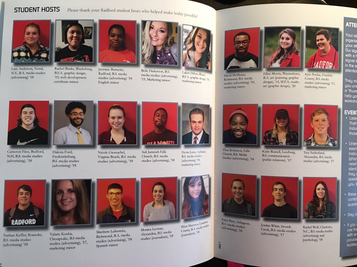 daproanoke's tweet photo. A big thank you to our AWESOME @radfordu student hosts for help making today possible!! #adscape2017 https://t.co/jY50EPuMa7