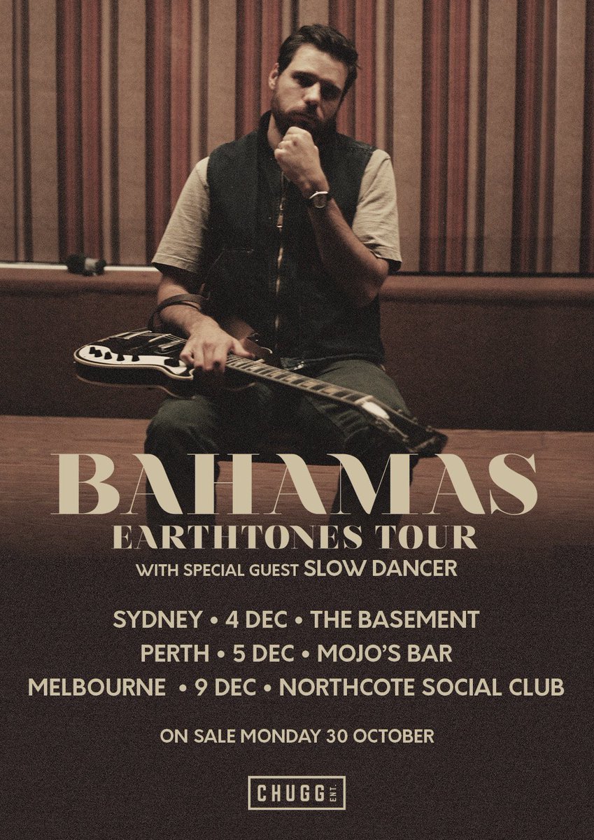 BahamasMusic's tweet photo. Australian Tour. Tix onsale Monday at https://t.co/FbQirUXIht https://t.co/xhmEkuRMJY