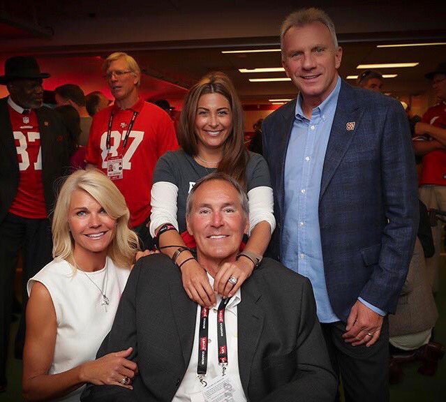 JoeMontana's tweet image. Can’t stop thinking about how honored Jennifer and I were  to celebrate DC Day, with his beautiful wife Kelly.