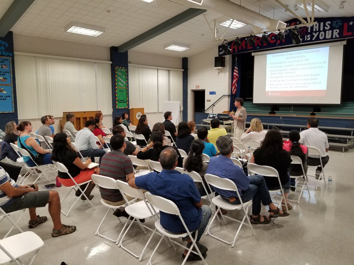 USDDanielle's tweet photo. Eureka Math parent night at Noddin. Presentation by Kirsten Sarginger from the SCCOE #usdlearns #usd_sup https://t.co/W2EXsIcLI5