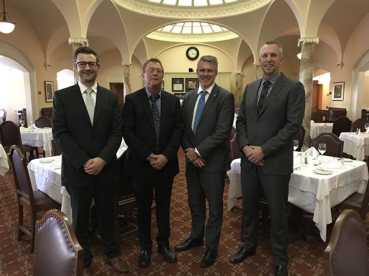 DaveatBinnie's tweet photo. #TBT @RBushatBinnie and I’s meeting with @jwaldag - thanks for listening to @ACECCanada thoughts on #CanadianInfrastructure https://t.co/LTpeqxMOPx
