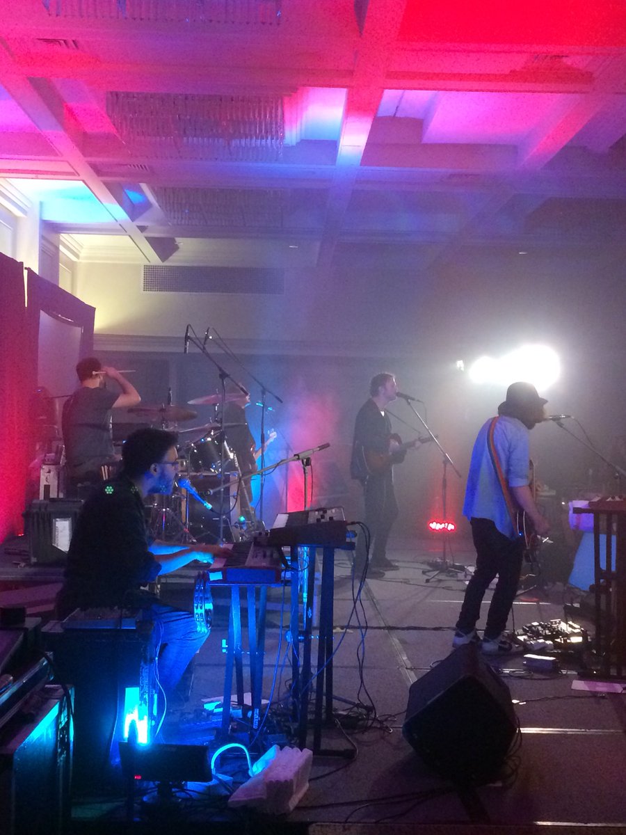 groundSOUND_AV's tweet photo. Hope no one’s trying to sleep right now at the WestinNS @wintersleep https://t.co/OhmFDzhRxQ