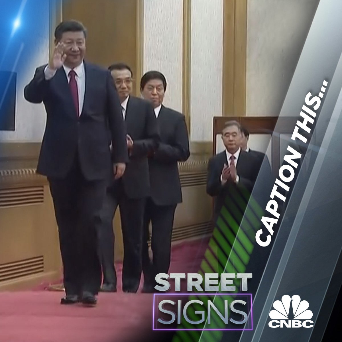 Oriel_Morrison's tweet photo. #TGIF It's time for #CaptionThis ... what does this remind you of? #useyourimagination #Meninblack #BoyBand #CNBC #CNBCStreet https://t.co/QLzUT9IfRV
