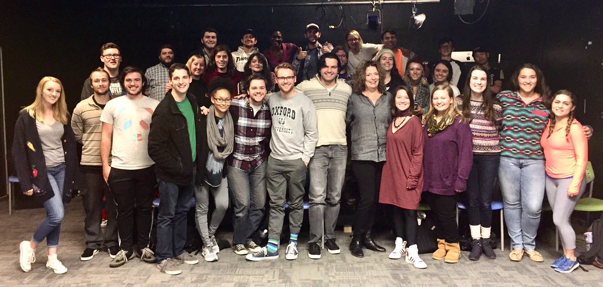 The Digital Cinema and Acting for the Camera classes enjoyed our time with NKU alum and Hollywood exec Maggie Murphy. #nkuinformatics