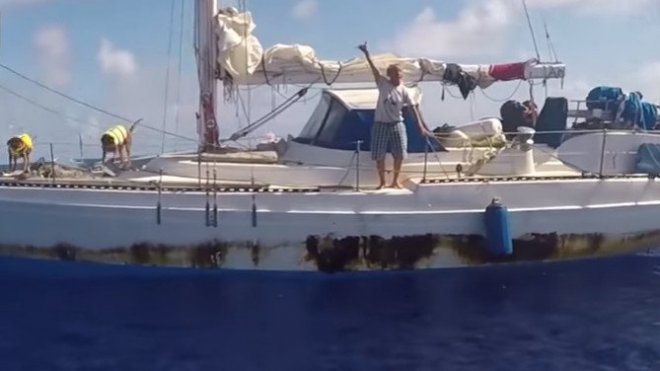 Polynesiela1ere's tweet photo. Deux plaisancières secourues après cinq mois de dérive dans le Pacifique: Les deux… https://t.co/E3BKppT3EW #faits_divers #voile https://t.co/WpUiEwUAk5