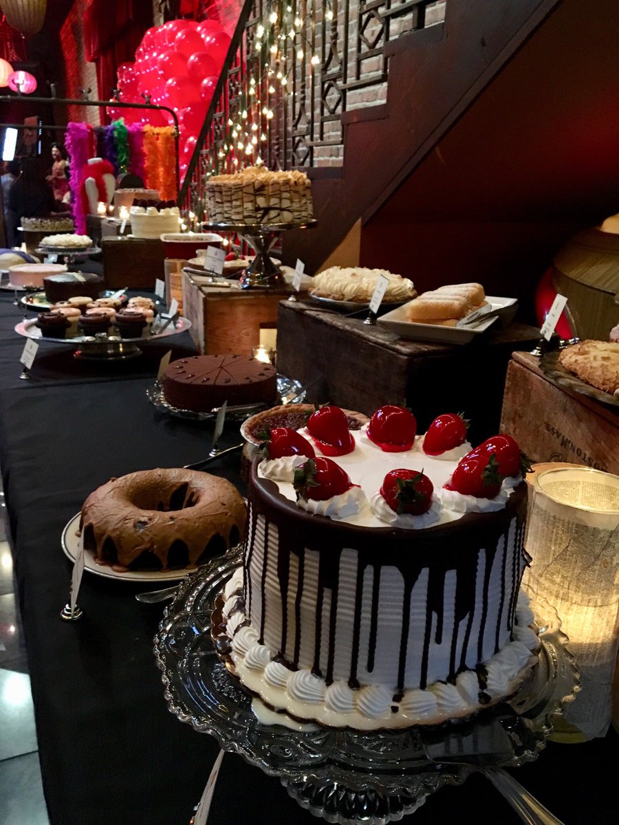 YWCAworks's tweet photo. Mmm! The Dessert Dash table is looking tasty! What cake has caught your eye? #StellaStepsOut https://t.co/LeOpHAMnoG