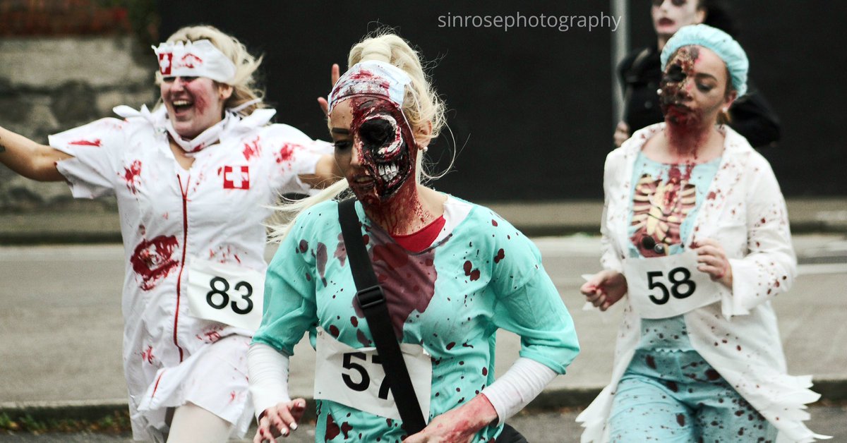 Zombie run today ☠️ @MarinoCFEtweets #marinocfe #ZombieRun17 @MarinoCFEMedia
