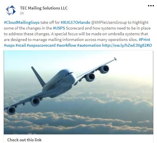 olingermarine's tweet photo. #CloudMailingGuys
#XUG17Orlando
#PostalSoftware
#NCOA
#USPS #DATAHYGIENE
https://t.co/JzPhzgrk99 https://t.co/fwUclgNJ9f