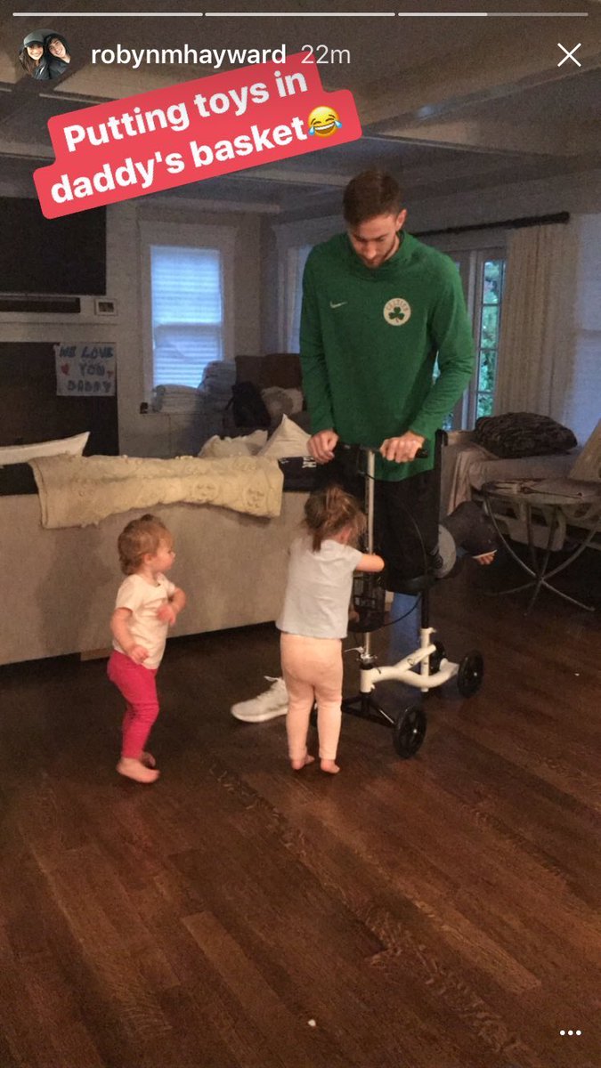 AdamHimmelsbach's tweet photo. Gordon Hayward’s physical therapy team may be slightly inexperienced but they’re hard-working https://t.co/942K4CNWqG