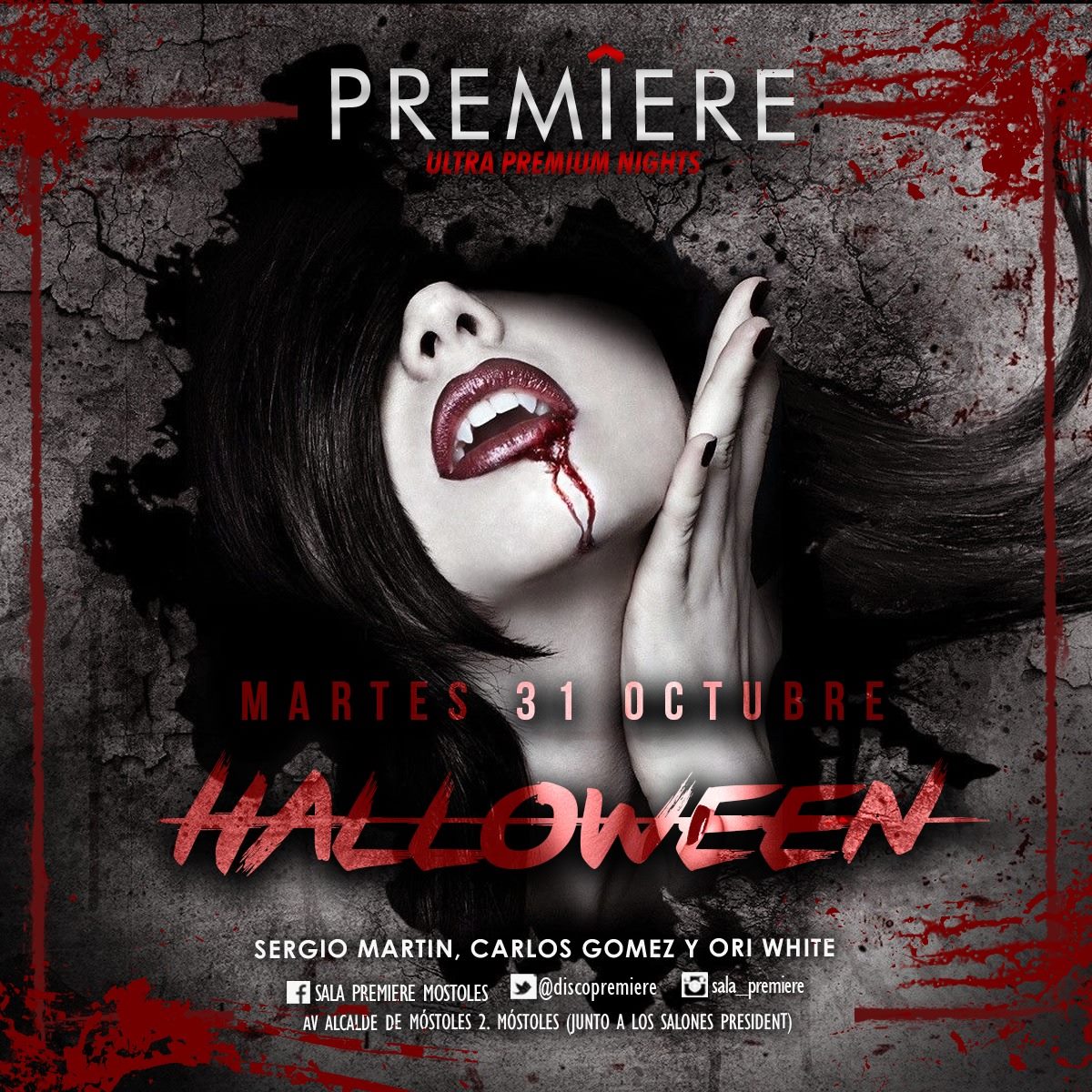 Viernes 27, Sábado 28 y Martes 31 de Octubre "HALLOWEEN" en #SALAPREMIERE <a href="/OriWhiteOficial/">Ori White</a> <a href="/Victorjgd82/">Victorjgd</a> <a href="/oconutt/">carlosdj</a> <a href="/cintiaabarca/">Cintia Abarca</a>