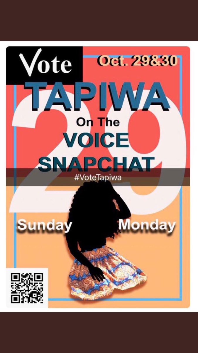 marina_kurriii's tweet photo. #VoteTapiwa her voice is amazing and I love her so much! vote for @TapsLillian on snapchat bc she deserves it!! https://t.co/PKUtFCGS4Y
