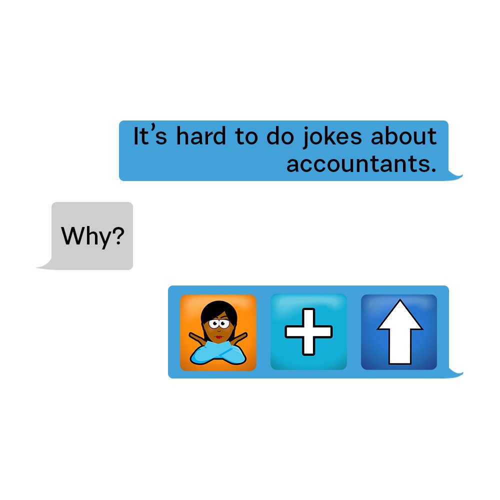 EmogeniusShow's tweet photo. Why is it hard to do jokes about accountants? #Emogenius https://t.co/cTBw6yrjXt
