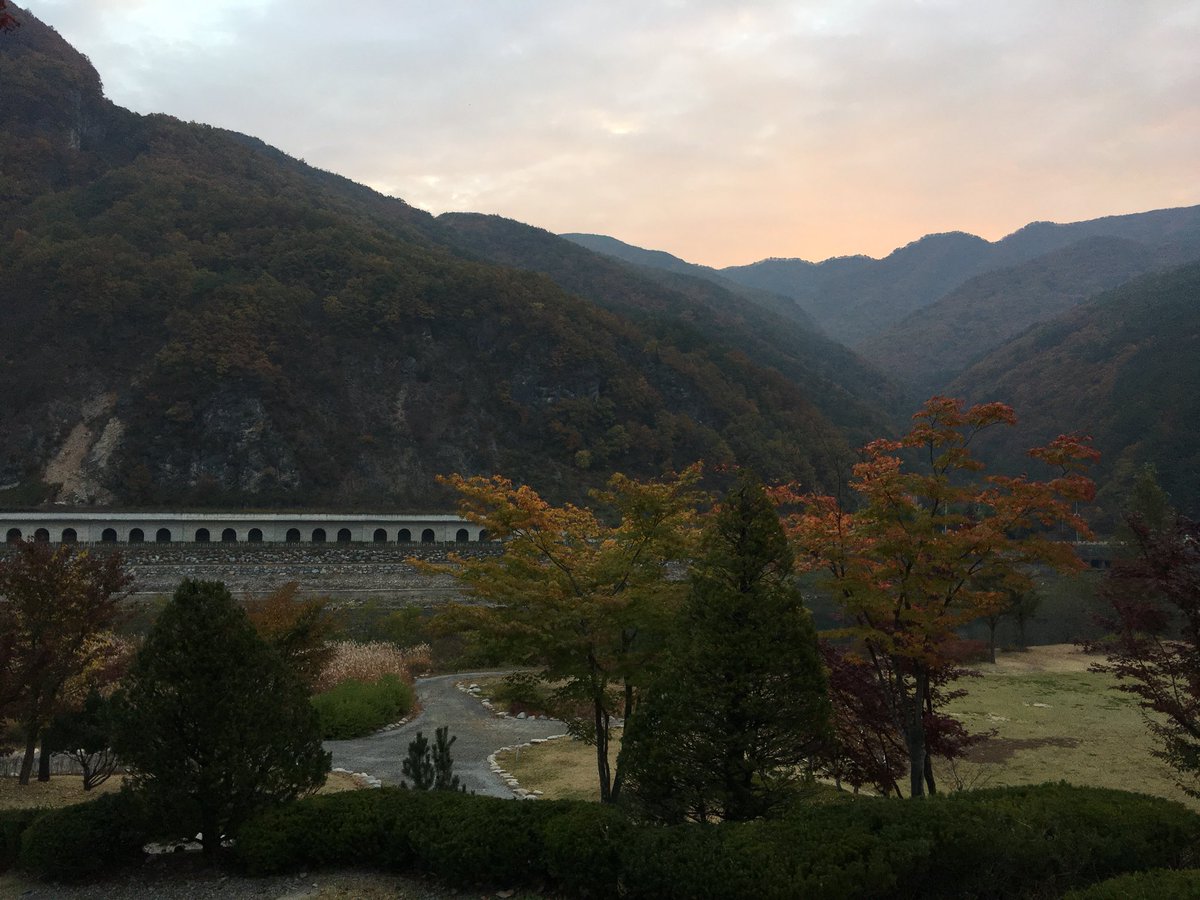 evansall's tweet photo. In Korea at #IDSC2017 and it is gorge-ous https://t.co/0jISQyO5vQ