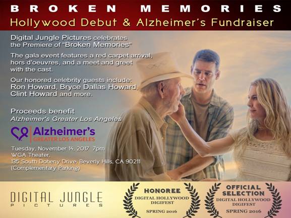#Help <a href="/BrokenMemMovie/">Broken Memories</a> #raise #funds &amp; #awareness for #Alzheimers at a special screening benefiting @ALZGLA brokenmemoriesmovie.com