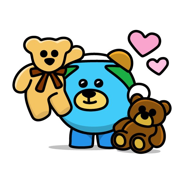 「teddy bear」 illustration images(Oldest｜RT&Fav:50)