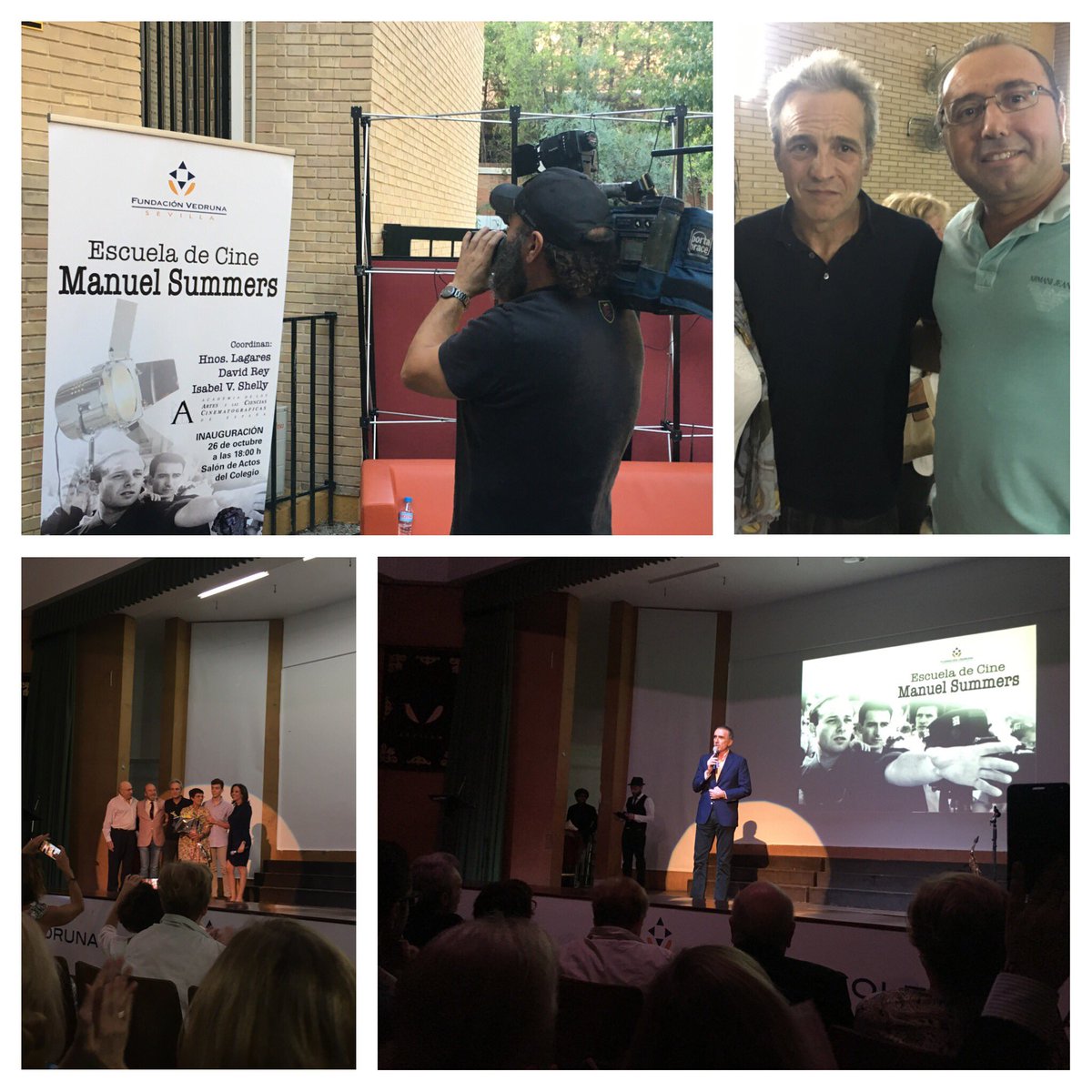 Muy emocionado por el merecido homenaje de la escuela Vedruna al gran Manolo Summers. Gracias a la familia de <a href="/DavidSummersHG/">David Summers</a>.