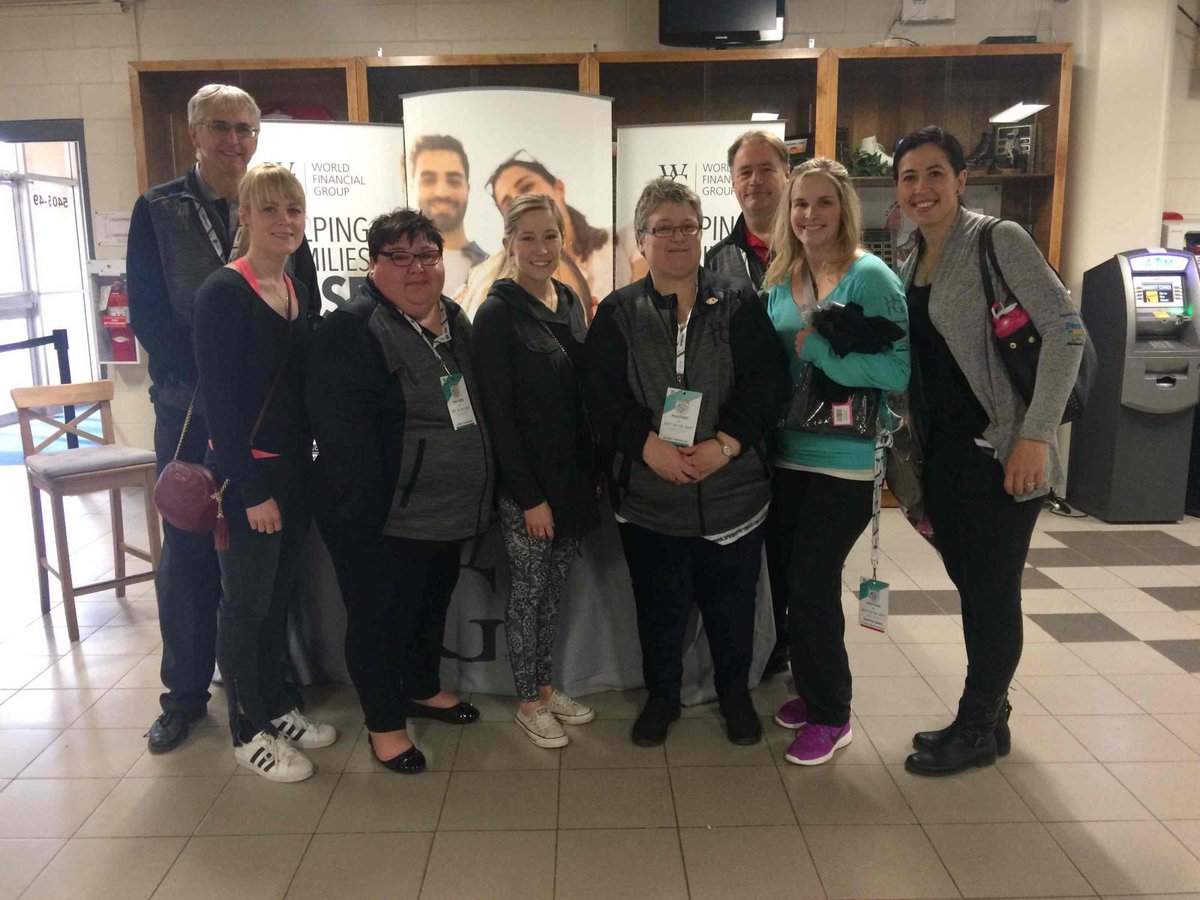 deoster's tweet image. Thanks to Jennifer Jones and her team for stopping by for a picture at the WFG booth in Lloydminster. Best of luck!