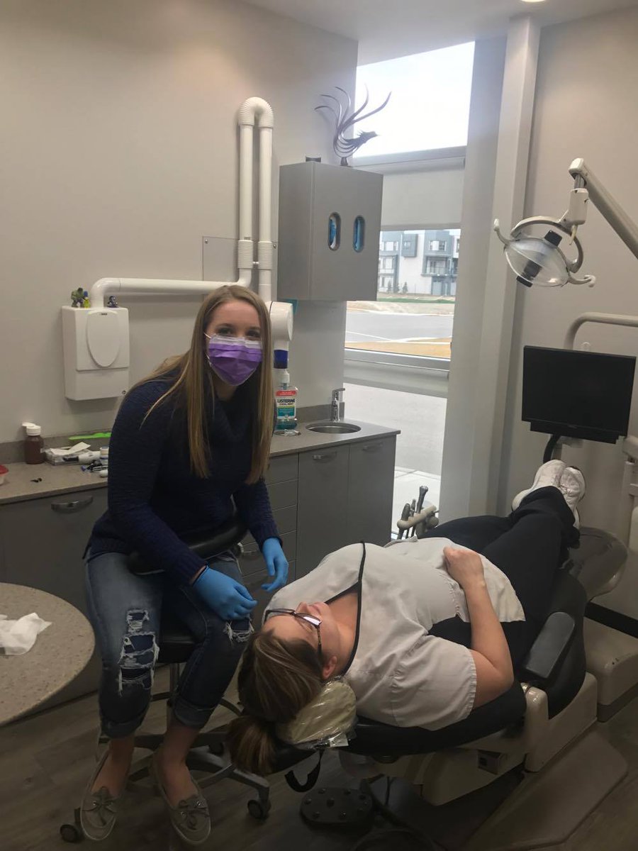 Some of our students have spent ELW completing individualized projects. Here is Taylor learning about dental careers.